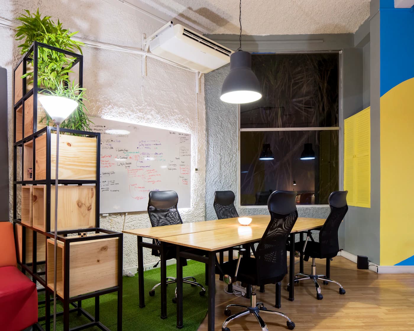 Meeting room and workspace